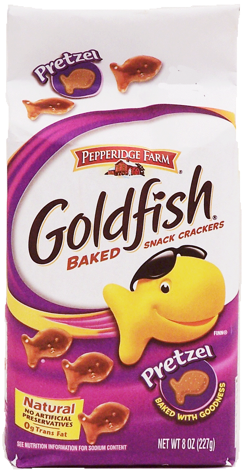 Pepperidge Farm Goldfish pretzel baked snack crackers Full-Size Picture